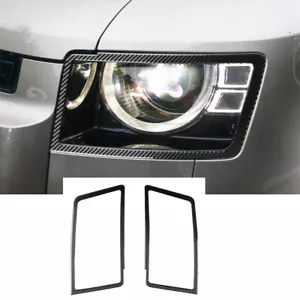 Para Land Rover Defender 90 110 2020+Fibra de carbono Faro delantero Lámpara Panel Borde - Imagen 1 de 15