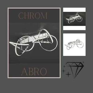 Deckenleuchte Abro Wofi by Global Technics LED Chrom Glaskristall Deckenlampe - Bild 1 von 4