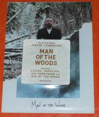 JUSTIN TIMBERLAKE MAN OF THE WOODS CD NEU & OVP FEAT.ALICIA KEYS CHRIS STAPLET # - Bild 1 von 4