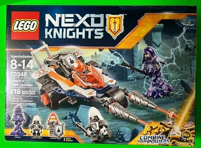 LEGO 70348 NEXO KNIGHTS: Lance's Twin Jouster - Nuevo en Caja Sellada Edad 8-14 Foto 1 de 4