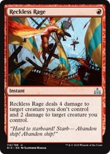 MTG - RECKLESS RAGE - Rivals of Ixalan (U) - Bild 1 von 1