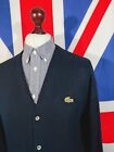Lacoste Izod Knitted Cardigan - 2XL/3XL - Navy - Mod Casuals Terraces