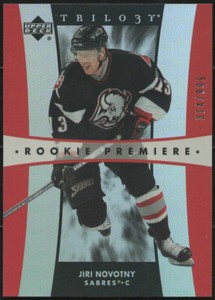 2005/06 Upper Deck Trilogy Hockey JIRI NOVOTNY "ROOKIE PREMIERE" RC #314/999