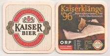 Kaiser Bier - alter Bierdeckel "Kaiserklänge 1996 - Radio Oberösterreich"