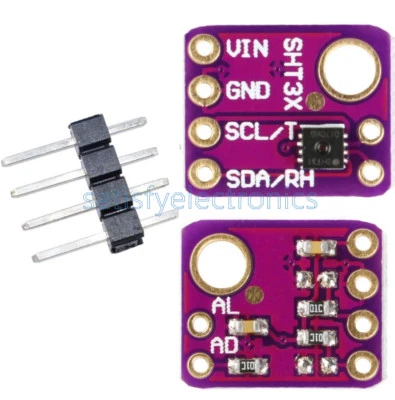 SHT31 SHT31-D Temperature & Humidity Sensor Breakout Weather For Arduino NEW - Image 1 of 4