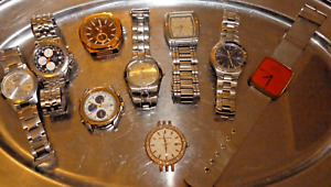 Job Lot Joblot Wristwatches Watches Mixed Brands Spares Repair Parts Q