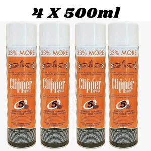 MINOR STAINS ican Barber side clipper spray for hair clippers 500ml (454g) 4PACK - Picture 1 of 2