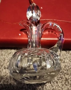 Oil Cruet Decanter w/Stopper Brilliant Cut Glass Crystal 6inch - Picture 1 of 5