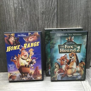 Home on the Range (DVD, 2004) + The Fox And The Hound 2 (DVD) Tested Working - Picture 1 of 12