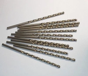 Cobalt Taper Length Drills 4.4mm 135° Gold 126mm OAL 45084 (12 Pcs) - Picture 1 of 1