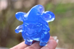 Tiburón opalita azul tallado a mano 2" Reiki cristal calavera decoración cristal regalo 1 pieza - Imagen 1 de 9