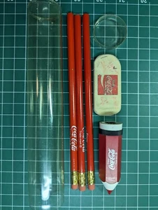 Vintage Coca Cola Pencil Eraser and Sharpener Set - Picture 1 of 2
