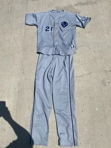 St. Louis Pioneers Game Used Baseball Uniform Set #21 Jersey Pants LCBL - Picture 1 of 16