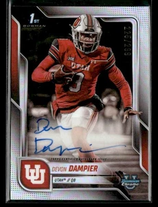 2025 Bowman U Chrome #BCA-DDA Devon Dampier Chrome Prospect Autos Refr #/299 - Picture 1 of 2