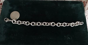 Vintage Please Return To Tiffany & Co Sterlingsilber Armband 35,7 Gramm - Bild 1 von 6