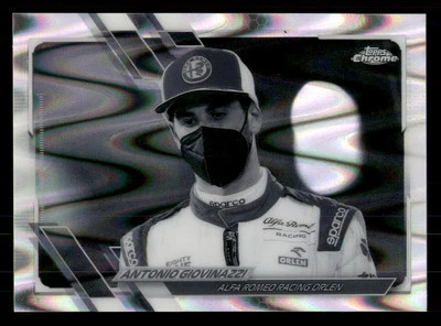 Antonio Giovinazzi 2021 Topps Chrome Formula 1 #53 Black & White RayWave Ref - Image 1 of 2