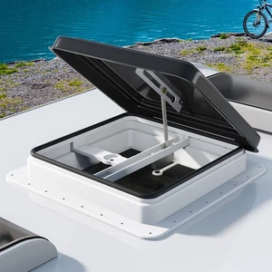Weisshorn Caravan Roof Vent Hatch RV Skylight Motorhome Camper Black - Picture 1 of 7