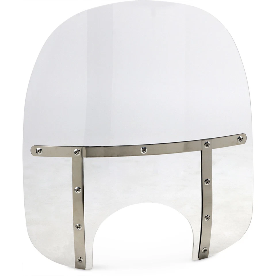 Memphis Shades 19" Fats Clear Windshield w/9" Cutout (MEM3710) - Изображение 1 из 1