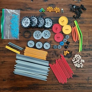 Knex Ricambi Ruote Pneumatici Aste Connettori 180 Pezzi - Foto 1 di 8