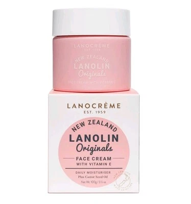 Lanocreme Lanolin Vitamin E Face Cream Moisturizer 100gr FRESH STOCK Exp. 12/27 - Image 1 of 3