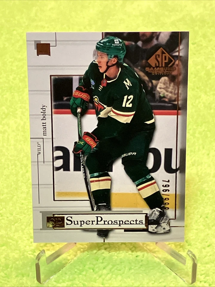/999 Matt Boldy RC 2022-23 SP Game Used #RC-3 SUPER PROSPECTS - Minnesota Wild - Image 1 of 3