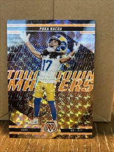 2025 Panini Mosaic - Touchdown Masters Orange Fluorescent Puka Nacua #12 - Bild 1 von 2