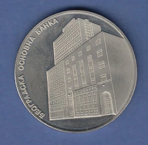 Medaille Jugoslawien / Serbien 60 Jahre Bank Beobanka - Bild 1 von 2