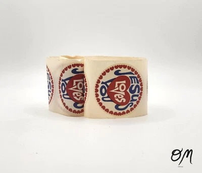 Vintage Jesus Loves You Stickers - 9 - Image 1 of 4