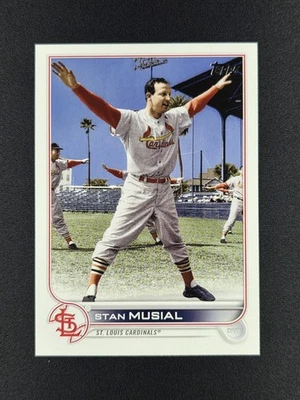 Stan Musial 2022 Topps Actualización Variación de Imagen SP #US6 CARDINALS Foto 1 de 2