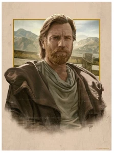 Ben Obi Wan Kenobi & Darth Vader von Juan Ruiz Burgos - Kunstdruck Set - 18x24 NEU - Bild 1 von 4
