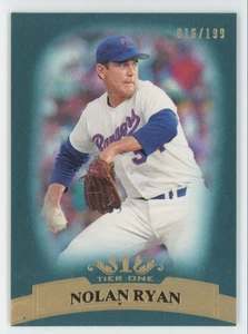 2011 Topps Tier One Blue Nolan Ryan 16/199 Texas Rangers #34 A1 - Picture 1 of 2