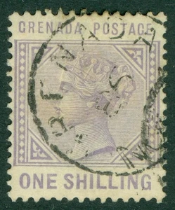 SG 36 Grenada 1883. 1/- pale violet. Fine used CAT £75 - Picture 1 of 2