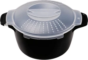Professional Small Micro Cookware 1 Quart, Microwave Steamer for Vegetables - Picture 1 of 5