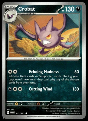 SV04: Paradox Rift #112/182 Crobat - Image 1 of 2