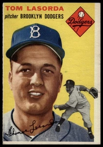 1954 Topps #132 Tom Lasorda off center - Picture 1 of 2