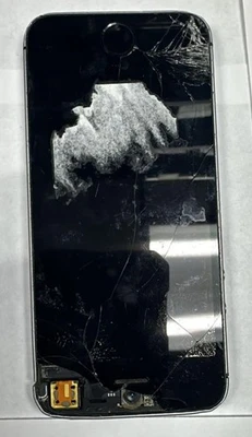 Apple iPhone SE Gray Screen Broken Phone Not Turning on Phone for Parts Only - Image 1 of 2