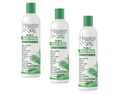 夏威夷丝质 14 合 1 Miracle Worker 护发素,16 液量 盎司 -3 件装 — 第 1/4 张图片
