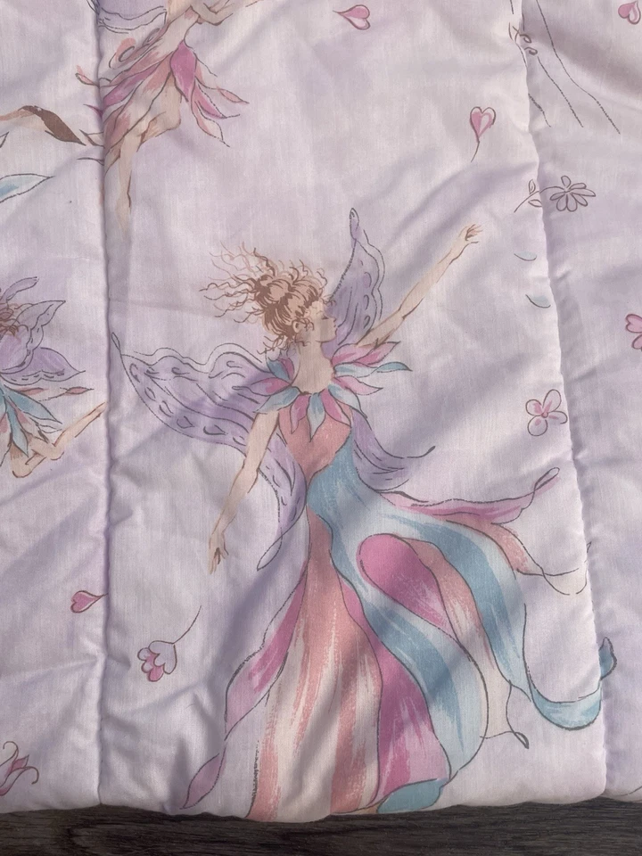 Girls Whimsical Fairy Pixie Twin Bed Comforter Pillow Sham & Bed Skirt - Image 1 of 4
