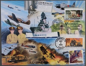 Mayfairstamps US 1992 WWII Annivesary Nakano Perfins Commemorative Cover aar_753 - Picture 1 of 2