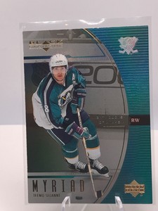 Teemu Selanne 1999-00 Upper Deck Black Diamond Myriad #M2 Mighty Ducks HOF NM