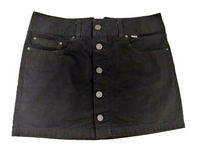 Женская мини-юбка HURLEY Wilson размер 5 черная хлопковая - Изображение 1 из 4