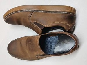 Johnston & Murphy Mens 10M McGuffey Loafer Tan Sheepskin Slip On Shoes 25-2820 - Picture 1 of 12