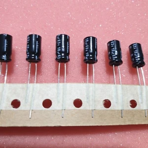 NEW NICHICON UVP BIPOLAR 10UF 63V HQ CAPS For Audio !! 25pcs! - Picture 1 of 4