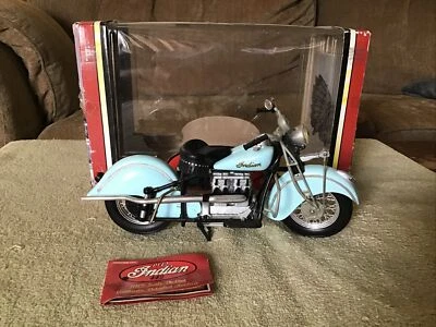 1996 TootsieToy 1942 INDIAN 442 1/10 Scale Motorcycle Diecast - Used - Image 1 of 4