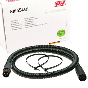 DEFA 460803 Verbindungskabel Innen Schwarz 230V Typ 803 1 Meter - Bild 1 von 1