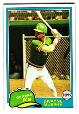1981 Topps - #341 Dwayne Murphy - Image 1 of 2