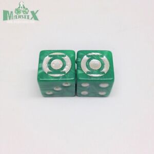 HEROCLIX GREEN LANTERN FAST FORCES full color map & 2 green-themed dice