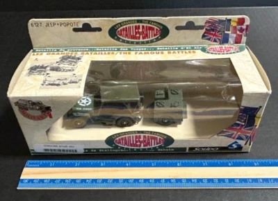 SOLIDO - THE FAMOUS BATTLES WW#2 U.S.A. JEEP + POPOTE #6127 NEW IN BOX JB 82224 - Image 1 of 4