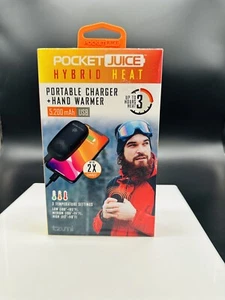 Tzumi Pocket Portable Charger Hand Warmer 5200mah USB - Snowboarding, Winter T - Picture 1 of 3