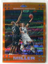 2007-08 Topps Chrome Mike Miller ORANGE REFRACTOR #8 28/199 MEMPHIS GRIZZLIES